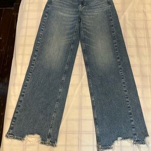 American Eagle Outfitters wide leg Blue Jeans